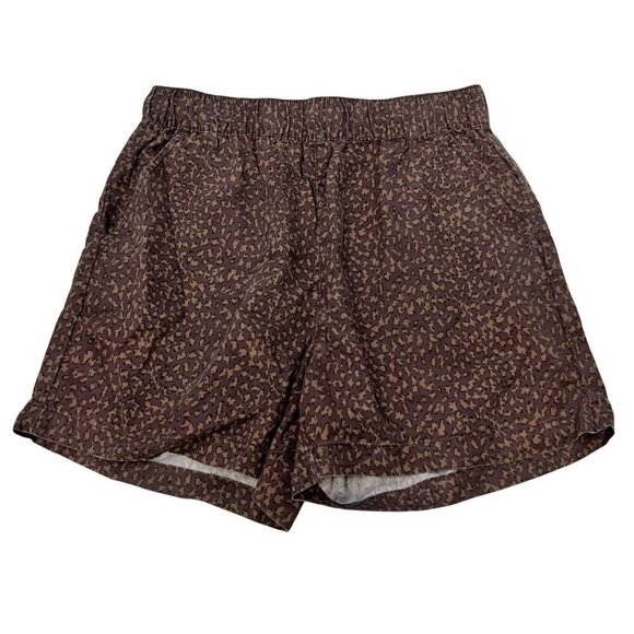 Social Standard By Sanctuary Womens Pull On Animal Print Shorts Medium Pockets - Picture 1 of 9